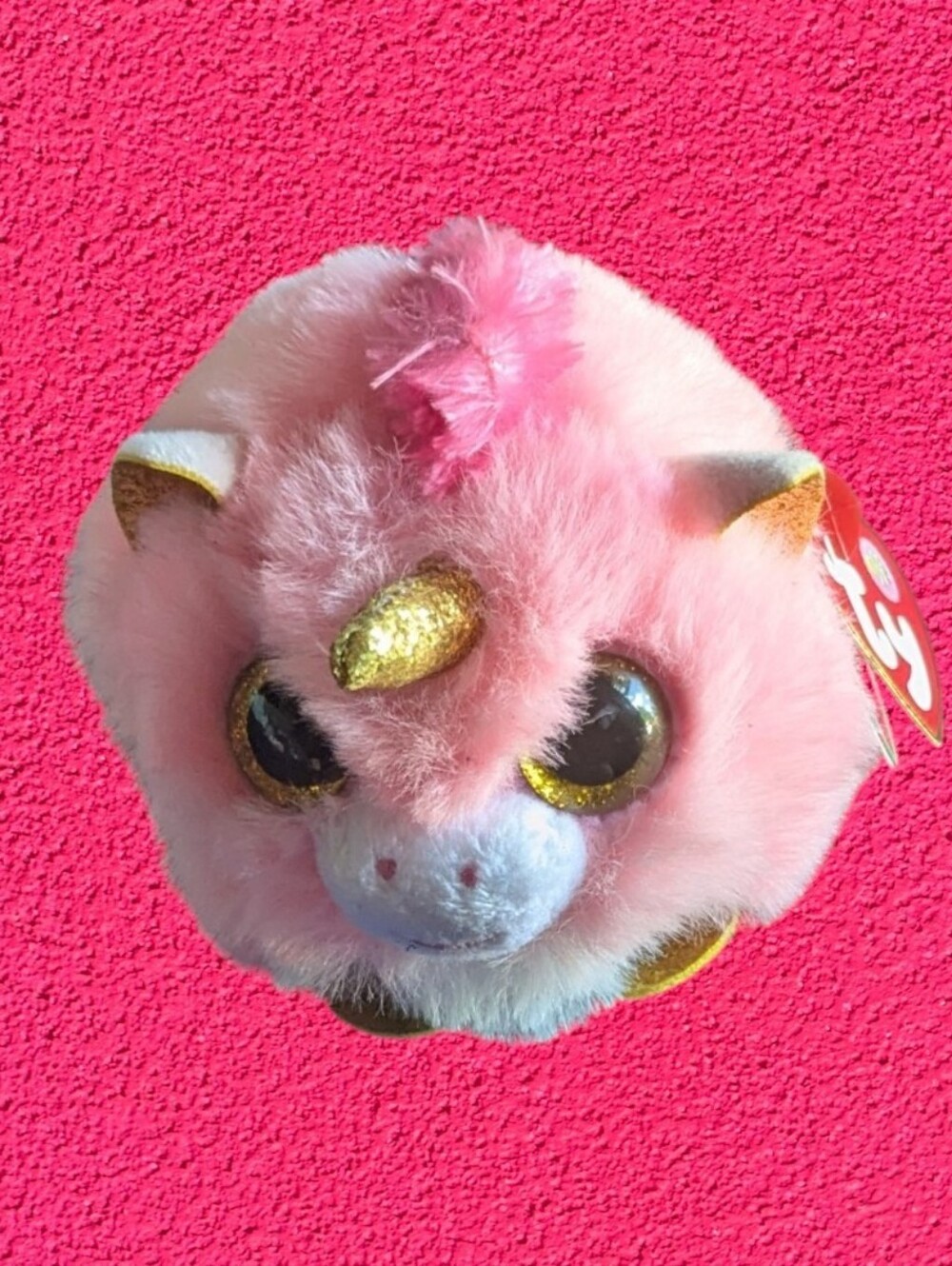 Ty Puffies/Beanie Balls Fantasia The Unicorn Plush Toy